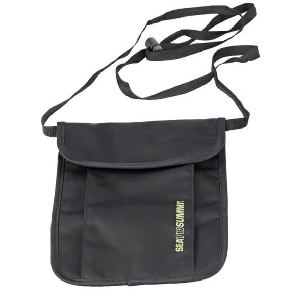 sts neck pouch web black